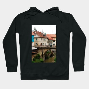 Capuchin's Bridge in Skofja Loka Hoodie